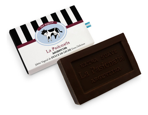 Jabón Vegetal La Pasionaria For Export Dulce De Leche 90g