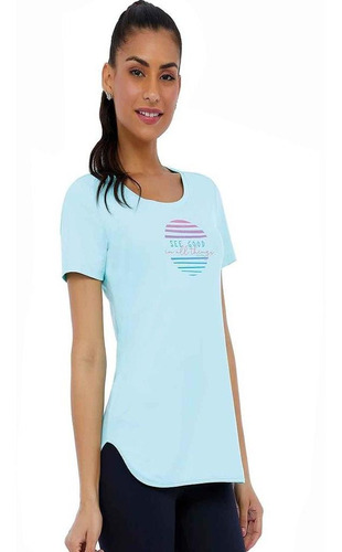 Blusa Feminina Alto Giro Camiseta Skin Fit Inspiracionais