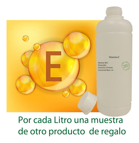 Vitamina E, Alfa Tocopherol 1 Litro / 1000 Ml