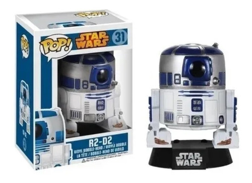 R2d2 Star Wars Funko Pop #31 Original, Caja Azul Nuevo Raro