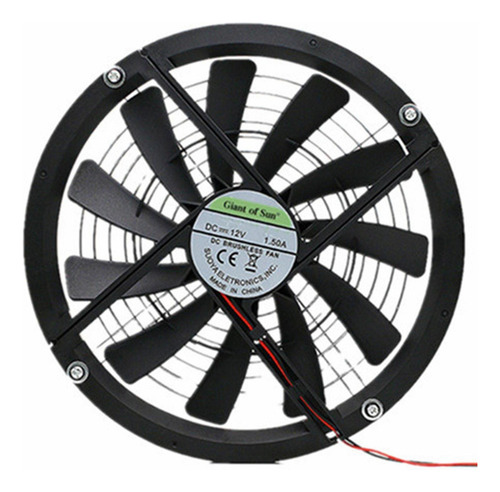 Ventilador De Escape Con Panel De Energía Solar, Mini