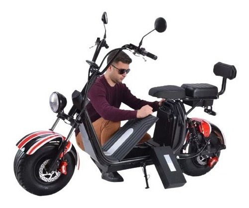 Imagen 10 de 12 de Scooter Moto Eléctrica 2000w