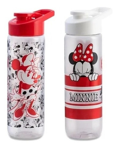 Garrafa Bpa Free Água 700ml Minnie Pet Plasduran 14502