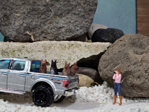 Imagen 9 de 10 de Piezas Para Diorama Diecast Hotwheels 1/64 Figuras 3d Hwpq