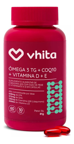 Omg 3 Em 1 - Omg, Coq10 E Vitd Sem Sabor