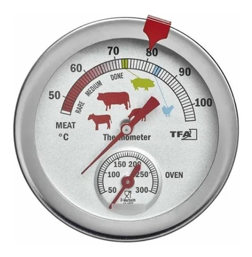 Termómetro Análogo Para Carne Y Horno Tfa Dostmann 14.1027