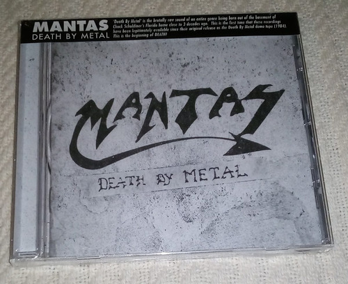 Mantas - Death By Metal ( C D  Ed. U S A)