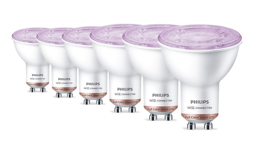 Ampolleta Inteligente Philips Smart Gu10 Color X6