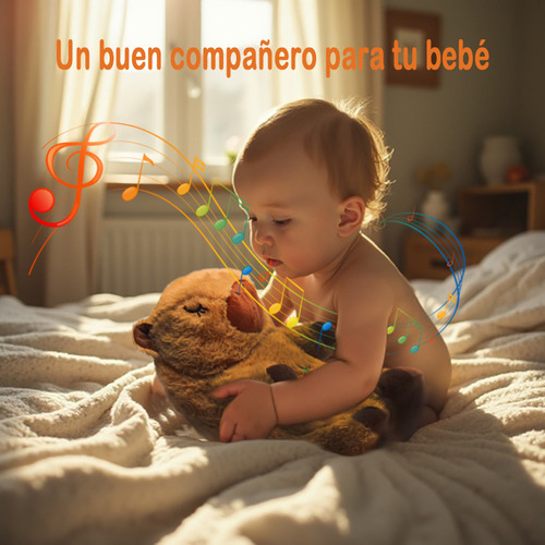 / Peluche Carpincho Biónico Respira Y Trata La Ansiedad