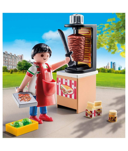 Playmobil Special Plus 9088 Vendedor De Kebab Original Intek