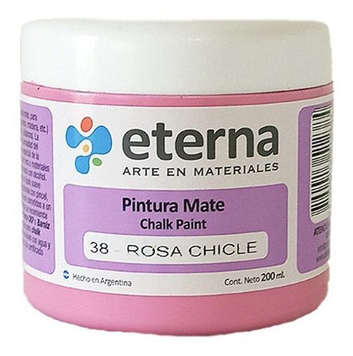 Pintura Mate Chalk Paint 200 Ml Rosa Chicle