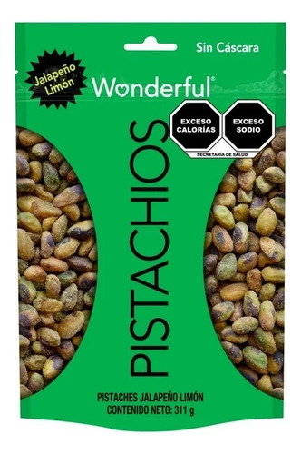 Pistache Jalapeño Limon Pistachios Sin Cascara 311g