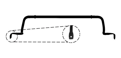 Barra Estabilizadora P/ Ford Ecosport 4x2 Delantera