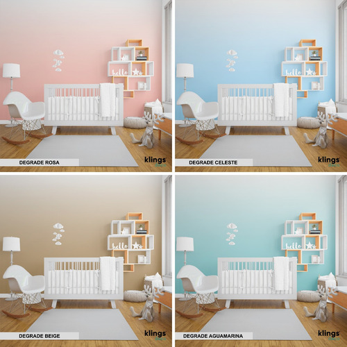 Imagen 4 de 9 de Vinilos Decorativos Mural Empapelado Animales Bebes Infantil
