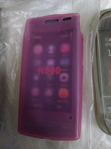 Funda Silicón Nokia N500 Y Nokia C2 02 / C3 02 Calidad D443