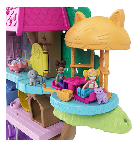 Polly Pocket Casa De Muñecas Con 2 Micro Muñecas Y Accesorio