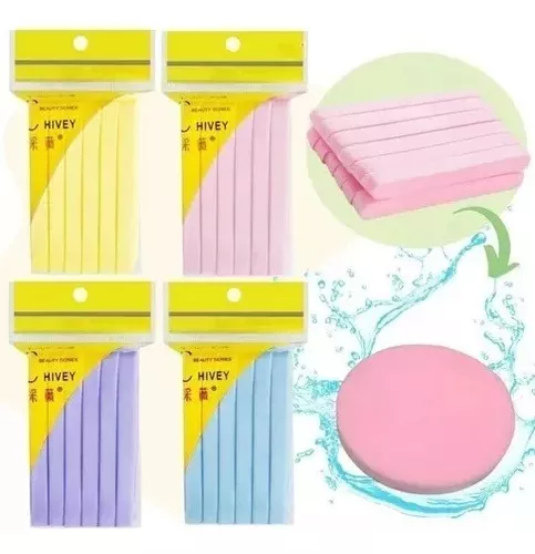PACK 2 Esponjas de celulosa - Para limpiar y desmaquillar