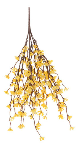 De Artificial Decoración De Maceta Colgante Amarillo