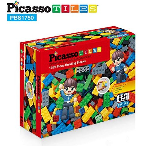 Picassotiles 1750 Piezas Bloques De Construcción De Ladrillo