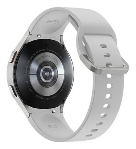 Imagen 4 de 5 de Samsung Galaxy Watch4 (LTE) 1.4" con red móvil caja 44mm de aluminio silver, malla silver de fluoroelastómero SM-R875F