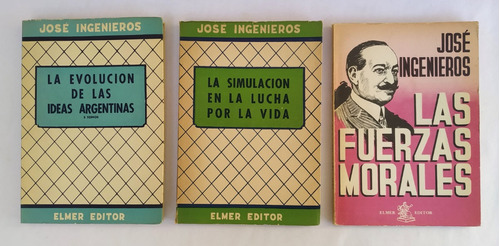 Jose Ingenieros Libros Antiguos Pack X 3 