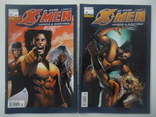 X-men Heróis E Mártires O Fim Livro 2 Números #01 E #03