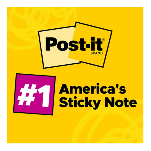 Notas Post-it, 3 In X 3 Pulgadas, 14 Almohadillas De Notas Y
