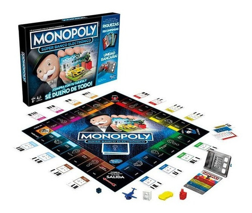 Monopoly- Súper Banco Electronico Original Hasbro
