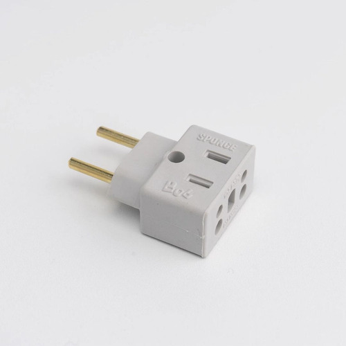Adaptador De Tomada Bob Esponja 10a - 110/220v - Branco