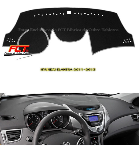 Cubre Tablero - Hyundai Elantra Gls - 2011 2012 2013 Fct®