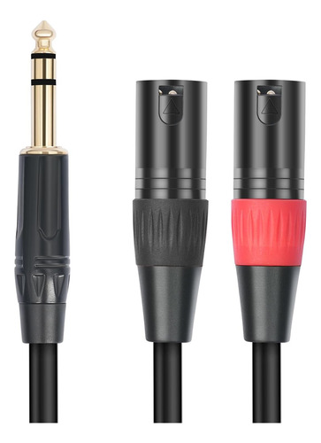 Cable Divisor Macho Trs A Dual Xlr (pulgadas Mm)