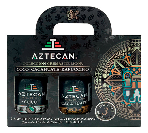 Tripack Crema De Licor Aztecan 200 Ml