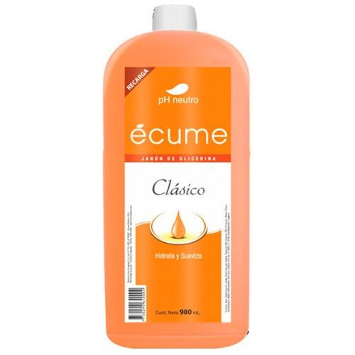 Jabón Líquido Ecume Clásico Repuesto 980ml