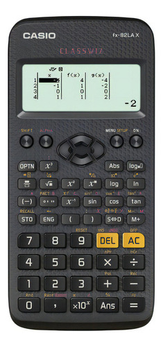 Casio Fx-82lax Calculadora Cientifica 275 Func - Color Negro