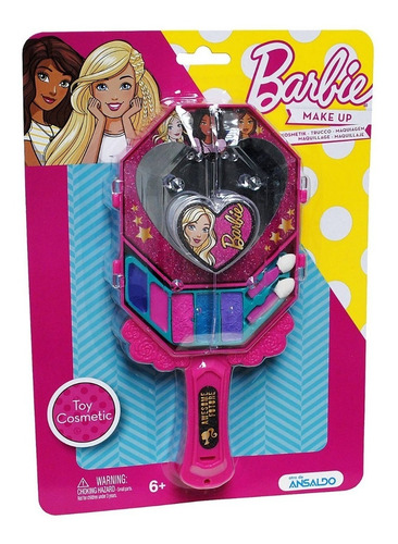 Set De Maquillaje Infantil Con Espejo - Pupa Barbie Original