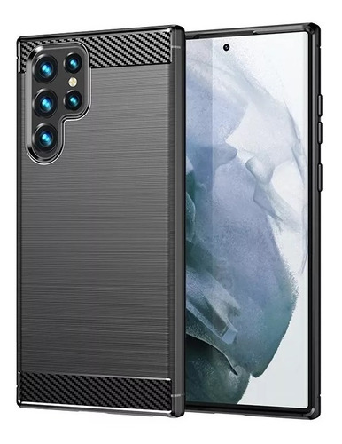 Funda Carbono Anti Golpes Para Samsung S23 Ultra 