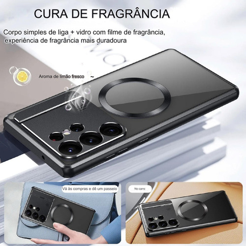 J0k Case 360° Alumínio Future Para Galaxy S24 S23 S22 S21