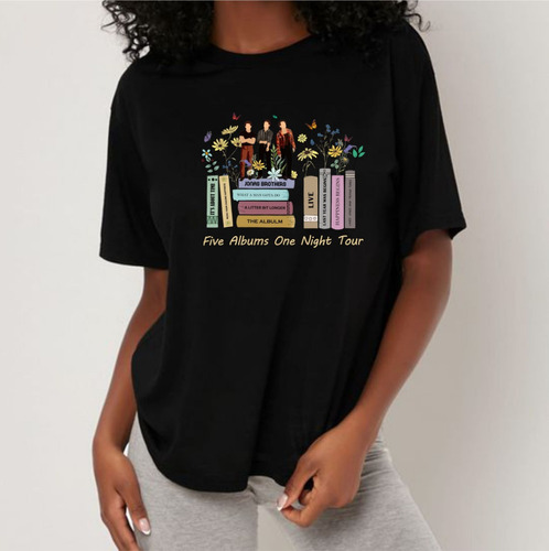 Camiseta Jonas Brothers Tour - Oversize Larga