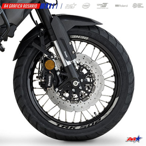 Calcos Para Llantas Benelli Trk 502x Gris 502 X Adventure