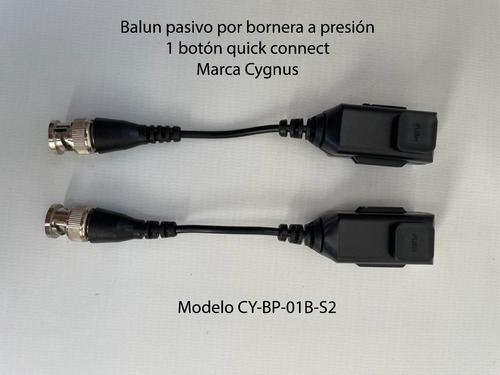 Balun Pasivo Por Bornera A Presión X 32 Unidades Apto Cámara