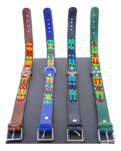 Mayoreo 9 Collares De Piel Para Perros Talla Grande 55 Cm