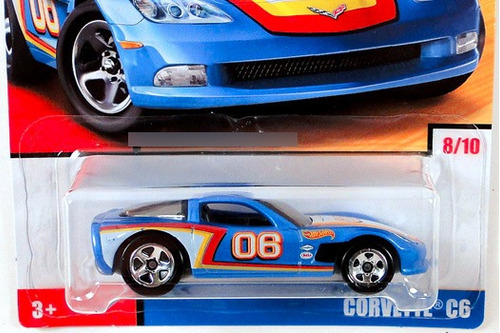 Hot Wheels # 08/10 - Corvette C6 - 1/64 - Frf38