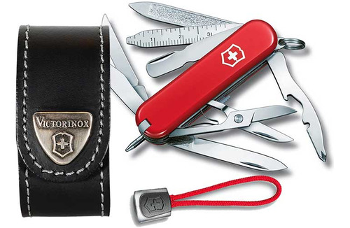 Navaja Victorinox 6385 Minicham Más Estuche Y Cordón 