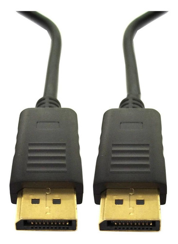 Imagem 2 de 6 de Kit 5 Cabo Displayport 1.2a 144hz 4k Blindado1.8 Mt Lt-115