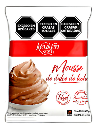 Mousse De Dulce De Leche Lodiser X500g - Cotillón Waf