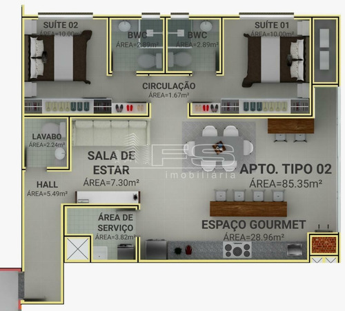 Imagem 4 de 15 de Vyllar Beach - 2 Suites Pereque Porto Belo - 3115
