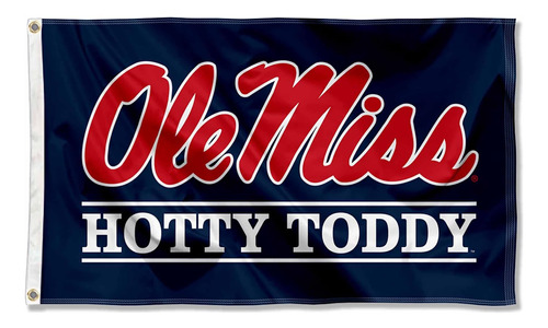 Bandera Con Ojales Grandes De Ole Miss Hotty Toddy