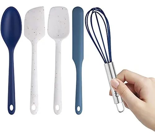 Cocine Con Los Utensilios De Cocina De Silicona Color Mini,