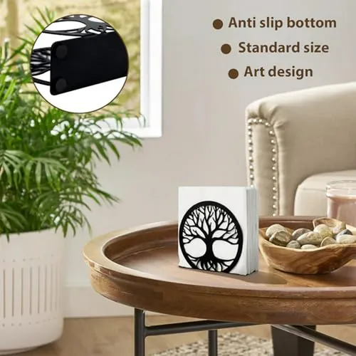 Soporte De Servilletas De Acero Inoxidable Para Mesa, Diseño