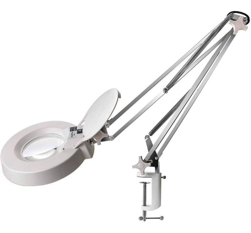 Imagen 2 de 5 de Lampara Lupa Con Luz 22w. Brazo Extensible Cosmetologia S.